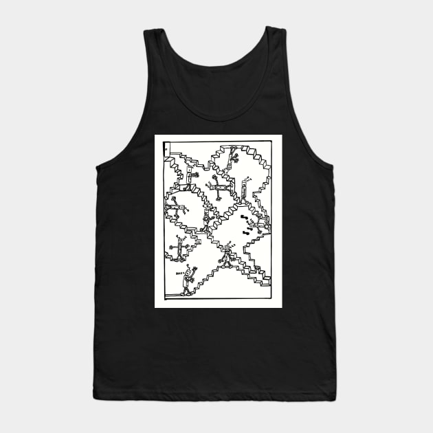 Robot Eisher Sleepwalking Tank Top by Soundtrack Alley